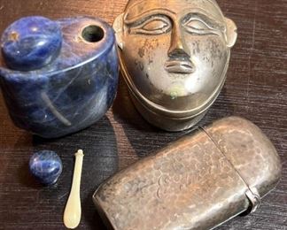 Match Safe, Snuff Bottle Lidded Box