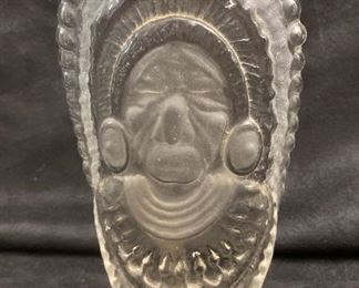 Rare Mats Jonasson Royal Krona Sweden Indian Art Glass