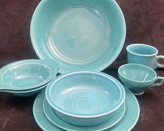 Teal H.Laughlin Fiesta Vernon Kilns Early California Dishes
