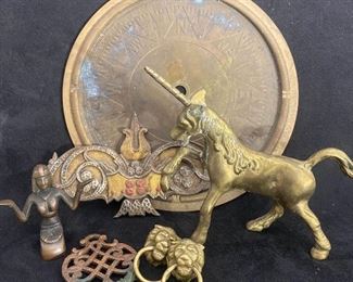 Variety Of Decorative Brass Pieces