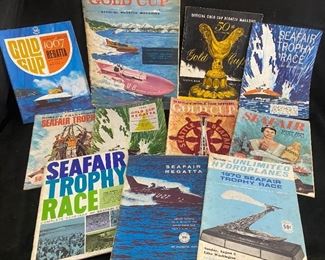 Collectible Circa 50s70s Seafair Offical Magazines