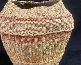 Woven African Iringa Storage Basket