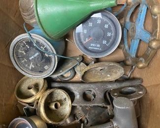 Box Of Misc. Boat Parts