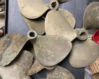 Five Boat Propellers