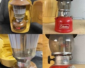 Vintage Pair Of Coleman Lanterns