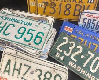 Vintage License Plates