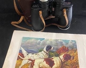 Guild De Luxe Binocs And Goes Litho Brewery Promotional Print