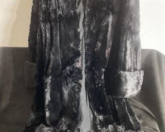 Ladies Full Length Black Fur Standard Furs Seattle