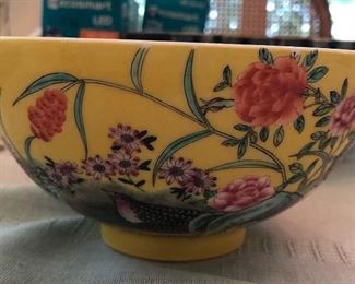 Other side Qing Dynasty Bowl