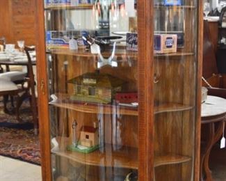 Oak Curio Cabinet