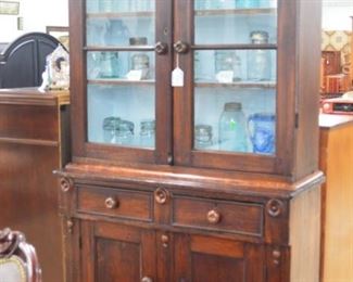 Mid 1800's Stepback Cupboard