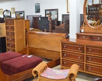 Wicker Bedroom Suite