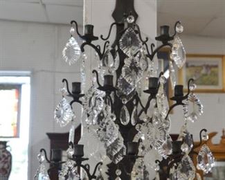 Lg. Wall Sconce w/Prisms