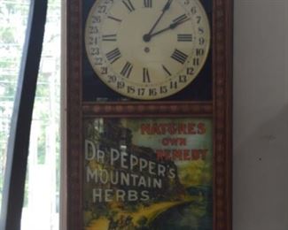 Oak Dr. Pepper Clock