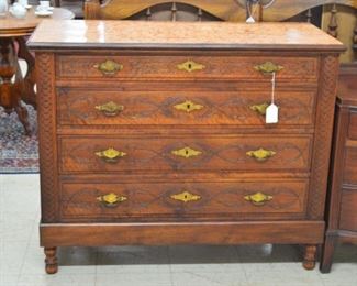 Marble Top Eastlake Chest