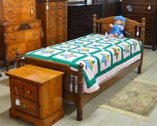 Oak Twin Bed