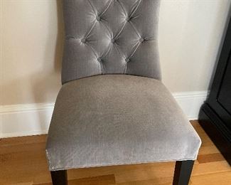 10 matching chairs by Restoration Hardware