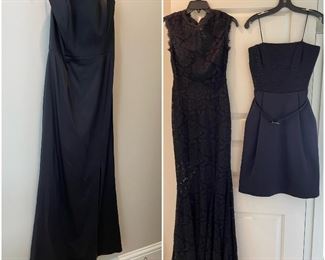 Ladies evening dresses, size 2