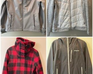 Jackets by The North Face, Patagonia, Daily Sports. Size small