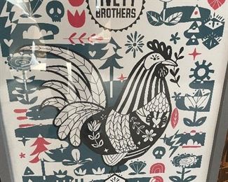 The Avett Brothers concert poster