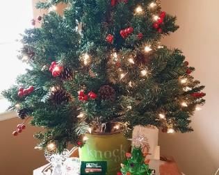 Christmas tree and décor