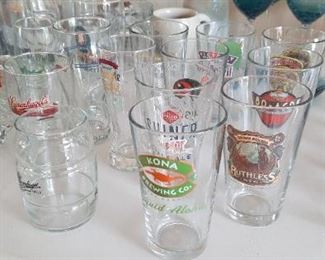Microbrewery glassware