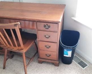 Vintage desk and chair