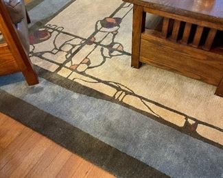 Large Carved Area Rug