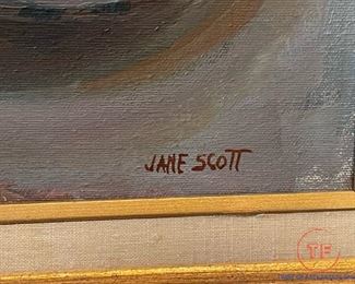 Original Oil on Canvas Still Life by JANE SCOTT