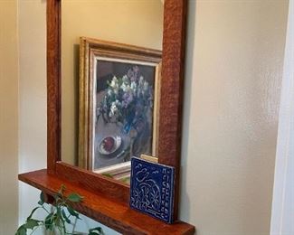 Mission Style Wall Hanging Mirror