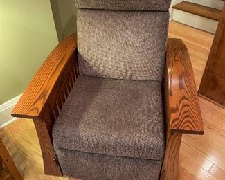 MILLWOOD Mission Style Reclining Armchair