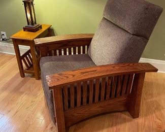 MILLWOOD Mission Style Reclining Armchair