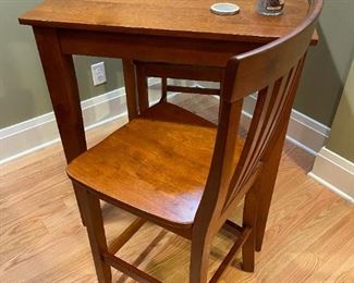 Mission Style Pub Table and Chairs Set