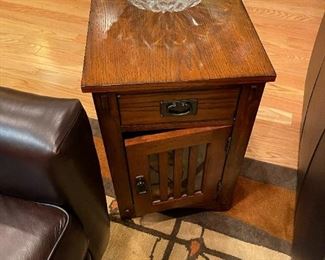Mission Style Side Table / Cabinet