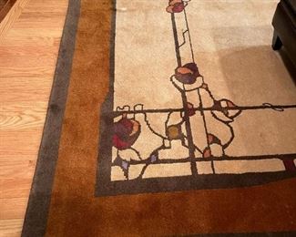 Large Carved Area Rug