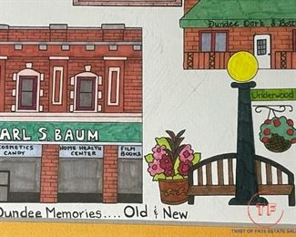 Framed DUNDEE Print by KATHI GERINGER