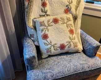 SMITH BROS. Wing Back Armchair