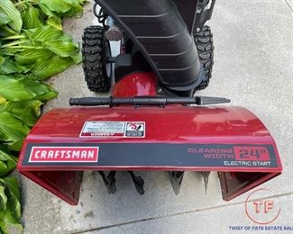 CRAFTSMAN 24" Electric Start Snow Blower