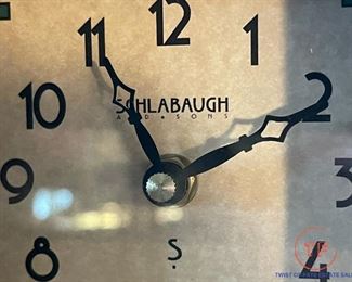 Schlabaugh and Sons Mission Style Clock