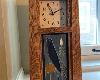 Schlabaugh and Sons Mission Style Clock