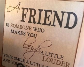 I'm everybody's friend then