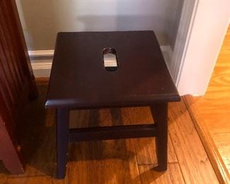 step stool with hole in its head