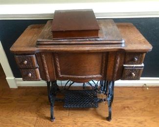 antique sewing machine