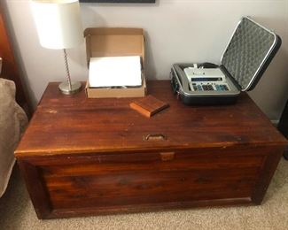 cedar chest (surprise inside!)