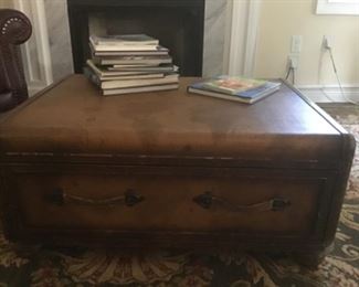 Larger suitcase/trunk table.