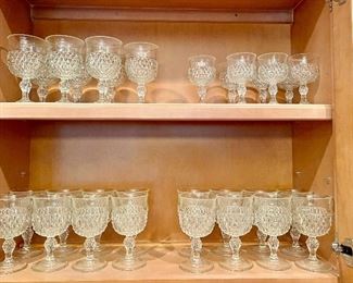 Diamond Point Clear by Indiana Glass Co. 