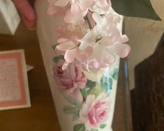 Beautiful hand painted vase 