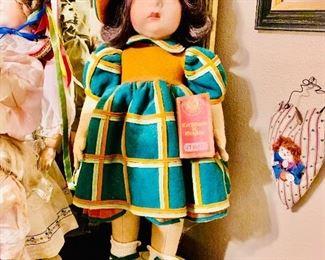 Lenci Felt Italian Doll, circa 1978. W/certificate 