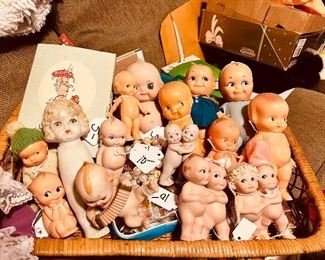 Kewpie Doll collection ranging from 1900-1993