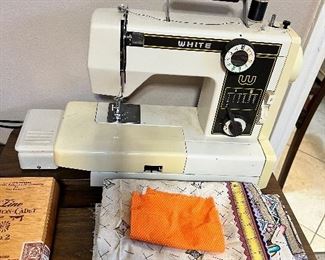 Brand White sewing machine